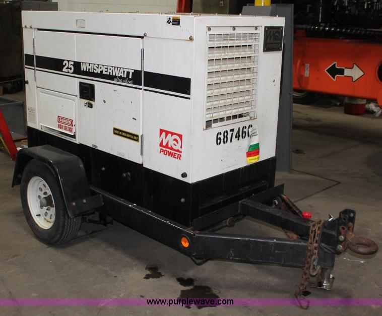 image for item W9464 Multi Quip Whisperwatt 25 portable generator