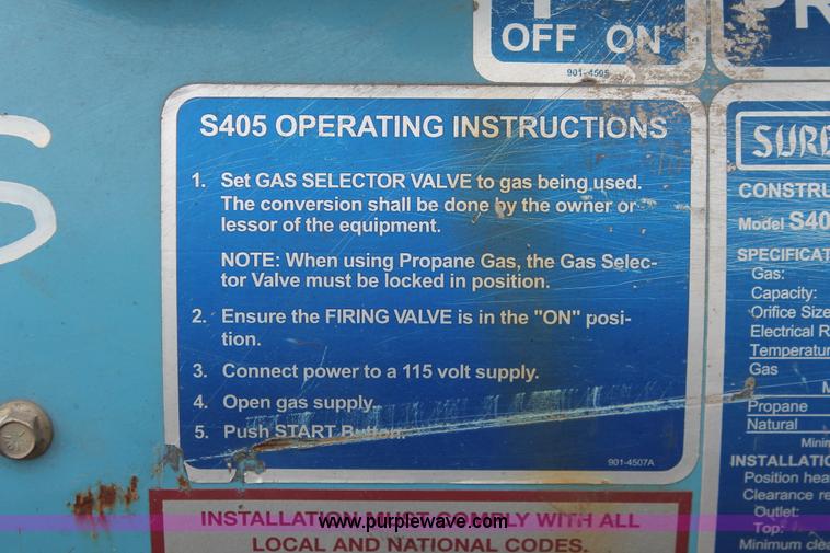 image for item W9471 Heat Wagon Sure Flame S405 construction heater