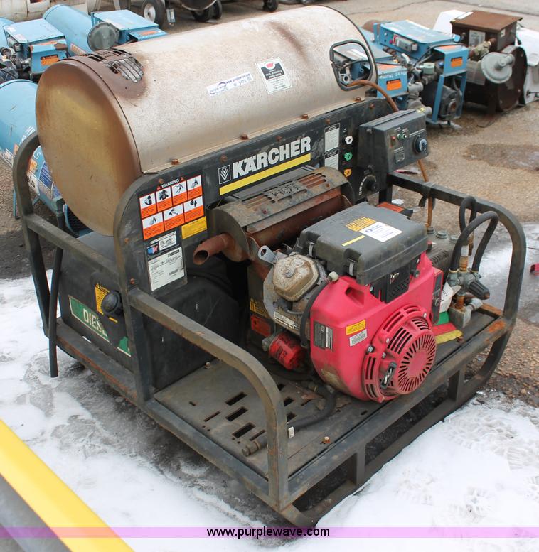 image for item W9478 Karcher SSG-503537E hot water pressure washer