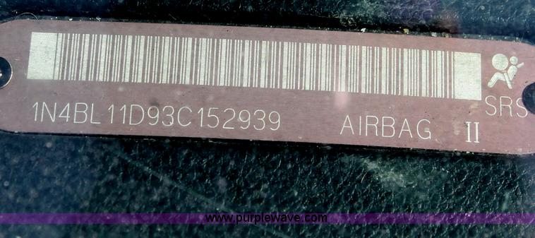 image for item E2949 2003 Nissan Altima SE