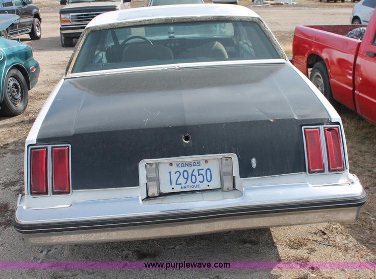 image for item E2951 1979 Oldsmobile Cutlass