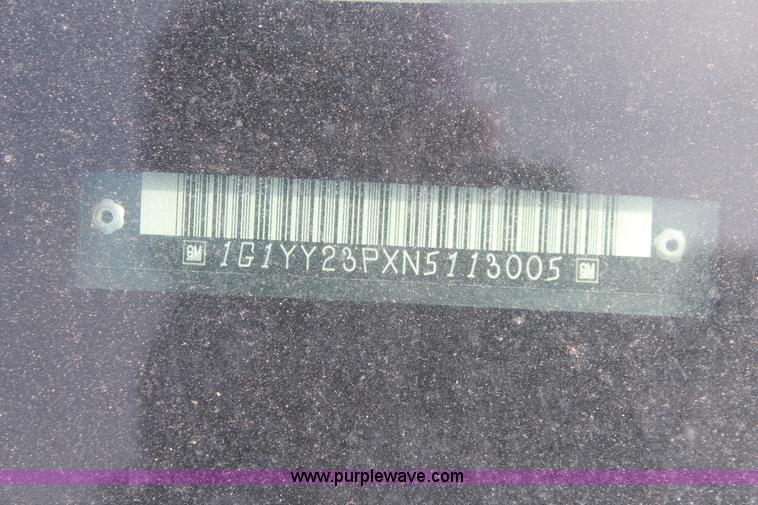 image for item E2959 1992 Chevrolet Corvette