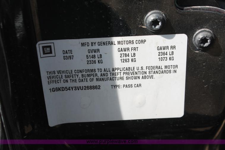 image for item E3191 1997 Cadillac DeVille