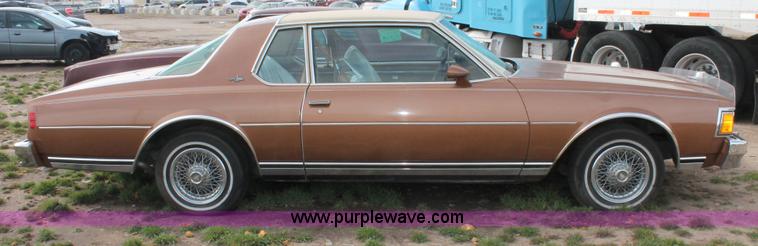 image for item E3199 1979 Chevrolet Caprice Landua