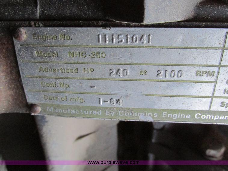 image for item E2830 1985 Am General M923 military truck