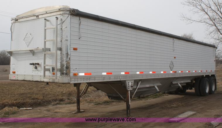 image for item F2825 1993 Timpte double hopper grain trailer
