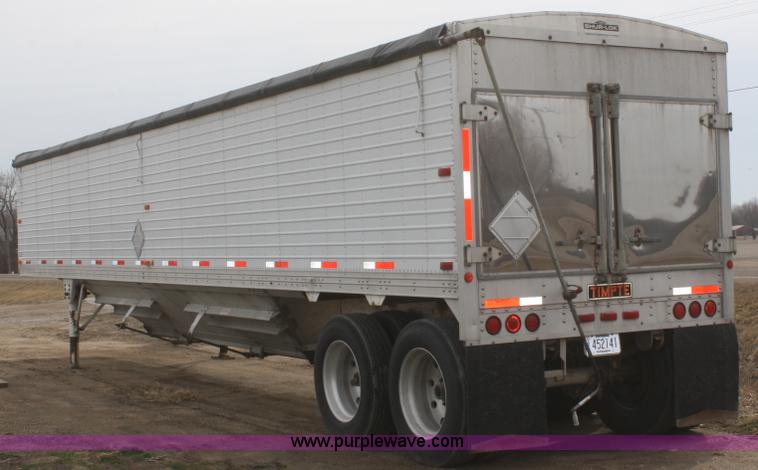 image for item F2825 1993 Timpte double hopper grain trailer