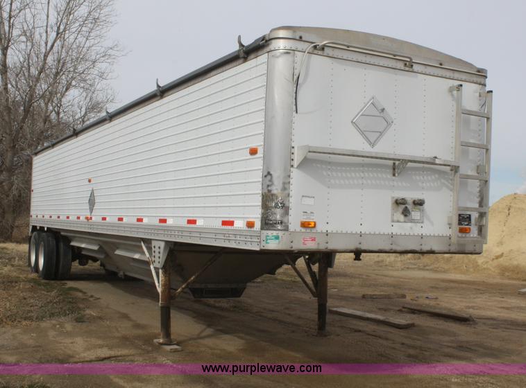 image for item F2825 1993 Timpte double hopper grain trailer
