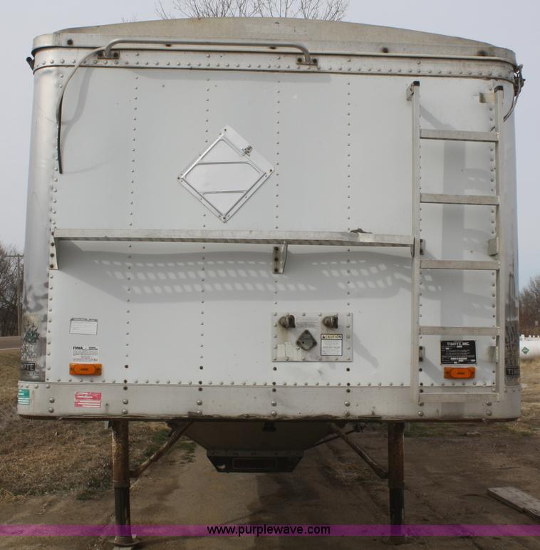 image for item F2825 1993 Timpte double hopper grain trailer