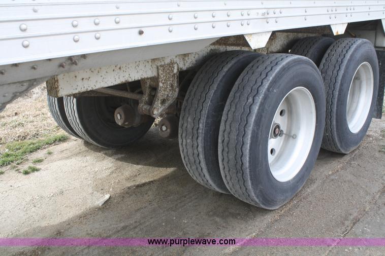 image for item F2825 1993 Timpte double hopper grain trailer