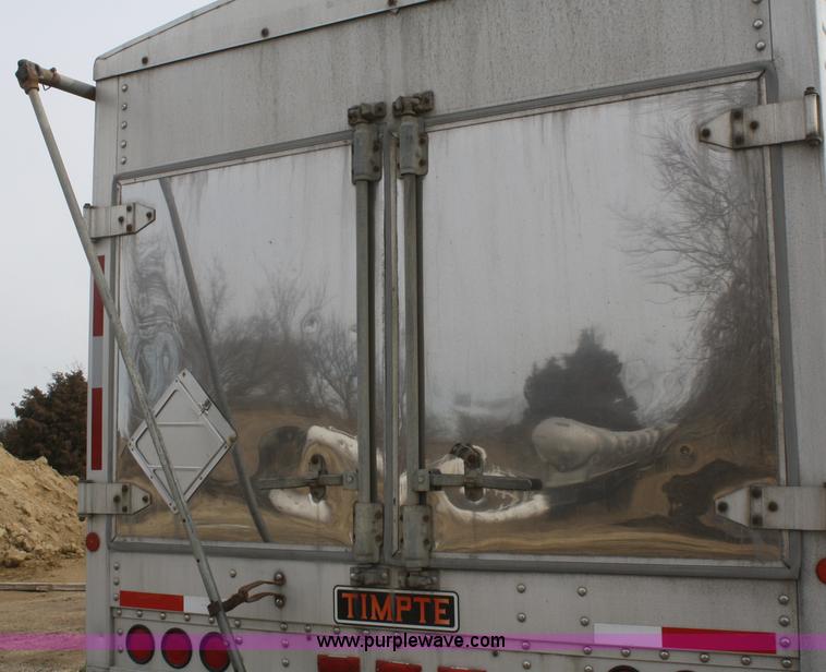 image for item F2825 1993 Timpte double hopper grain trailer