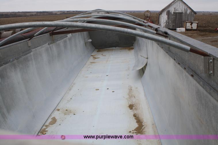 image for item F2954 1997 Mate 38' aluminum end dump trailer