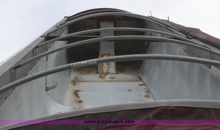 image for item F2954 1997 Mate 38' aluminum end dump trailer