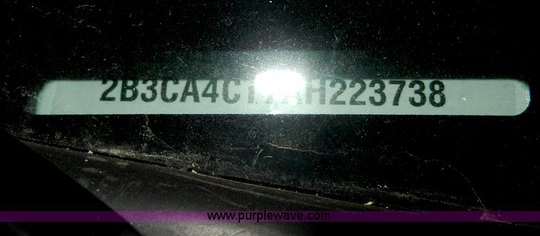 image for item A3939 2010 Dodge Charger
