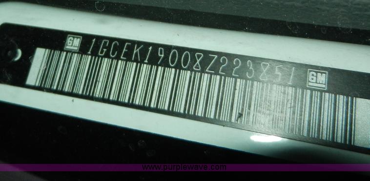 image for item A3942 2008 Chevrolet Silverado 1500 Extended Cab pickup truck