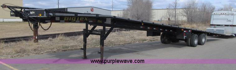 image for item B1844 2007 Big Tex 20AC-51 gooseneck auto/combo transport trailer