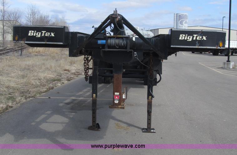 image for item B1844 2007 Big Tex 20AC-51 gooseneck auto/combo transport trailer