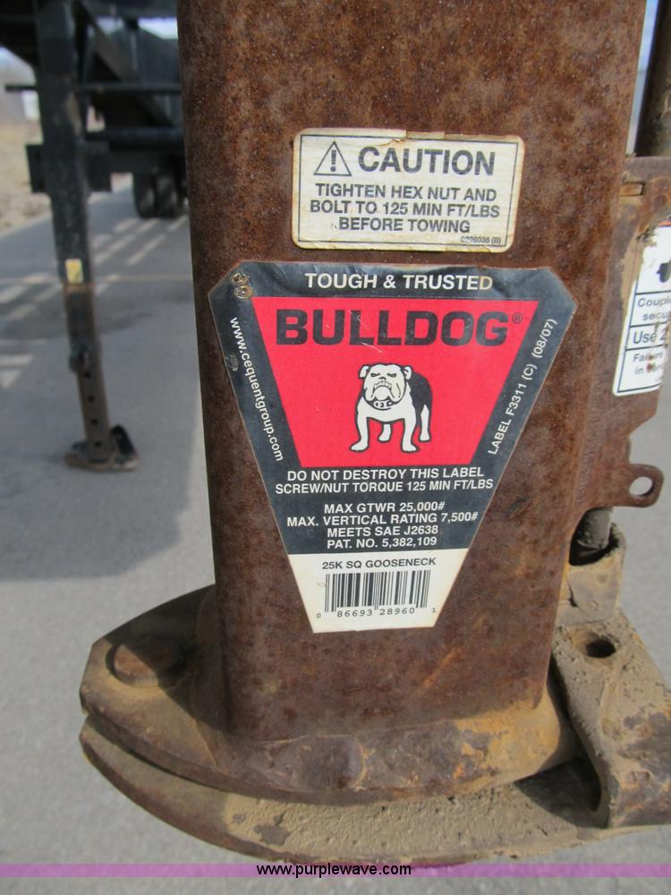 image for item B1844 2007 Big Tex 20AC-51 gooseneck auto/combo transport trailer