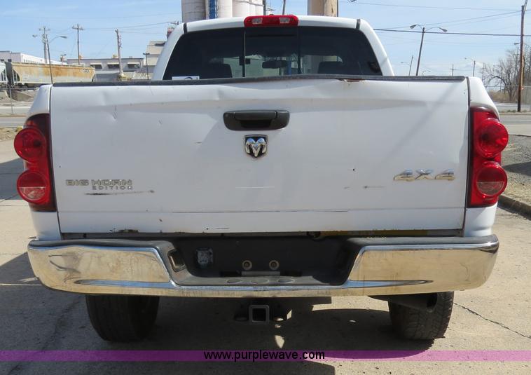 image for item B4556 2007 Dodge Ram 2500 HD SLT Quad Cab pickup truck