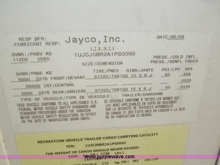 image for item B5280 2010 Jayco Eagle 30.5RLS Superlite camper