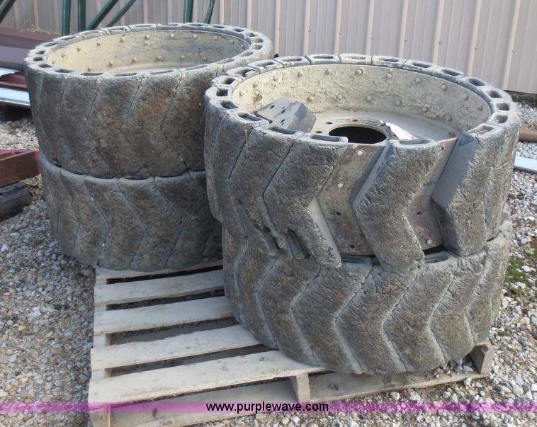 image for item D5776 (4) Air Boss solid rubber tires