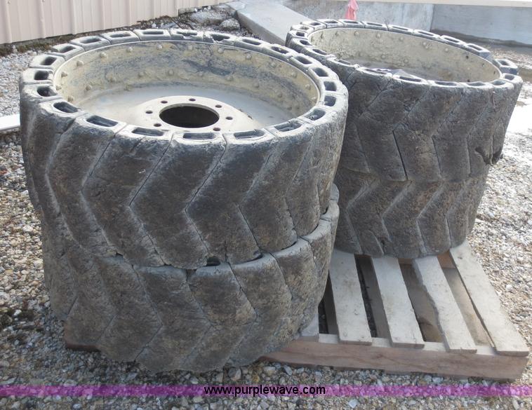 image for item D5776 (4) Air Boss solid rubber tires