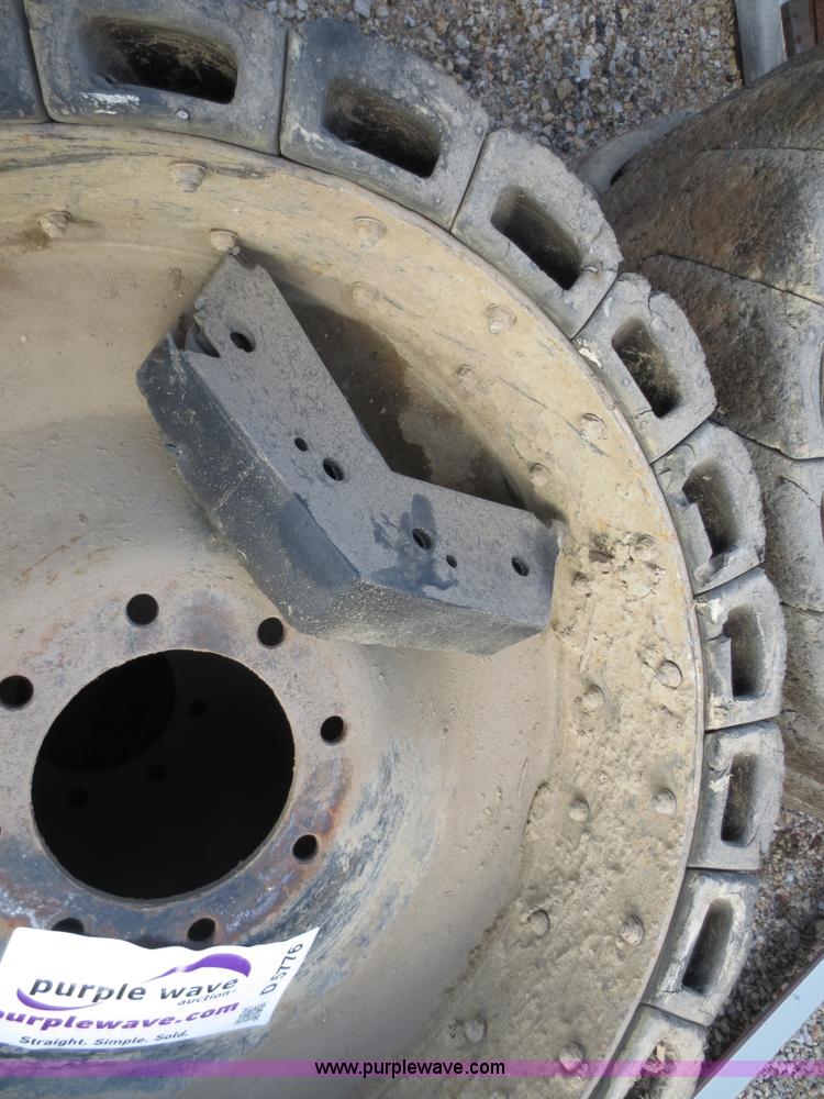 image for item D5776 (4) Air Boss solid rubber tires