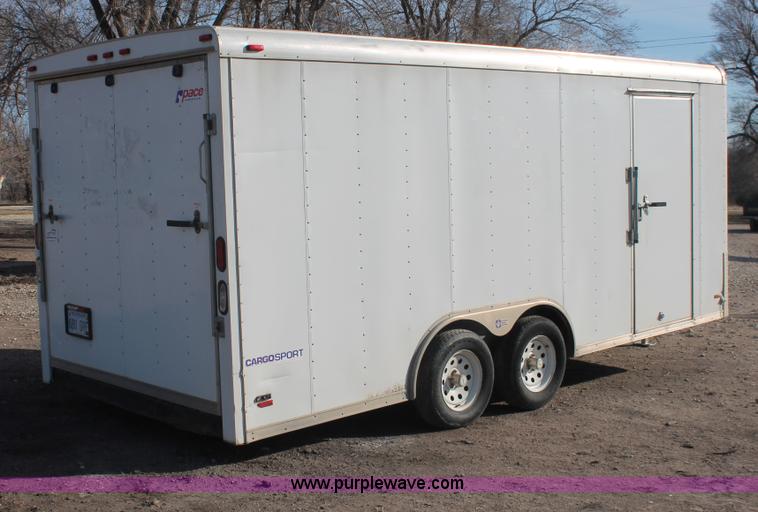 image for item E2875 2005 Pace American cargo sport enclosed trailer