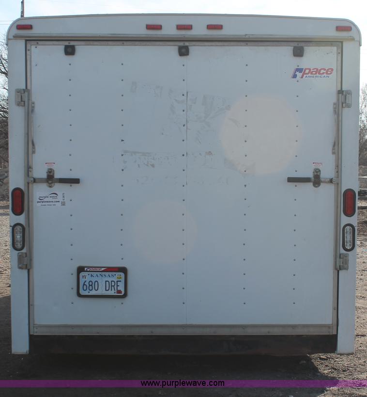 image for item E2875 2005 Pace American cargo sport enclosed trailer