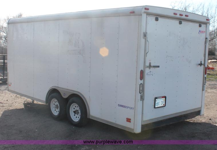 image for item E2875 2005 Pace American cargo sport enclosed trailer