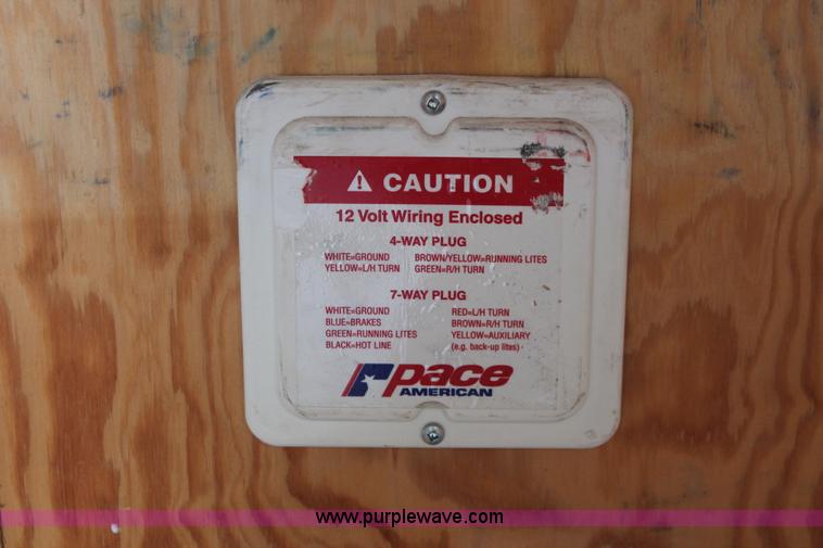 image for item E2875 2005 Pace American cargo sport enclosed trailer