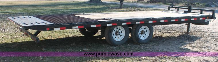 image for item E2879 2009 PJ T8222 tilt deck tandem axle trailer