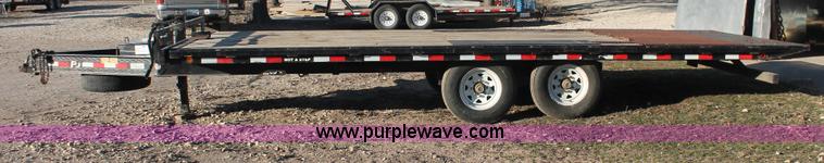 image for item E2879 2009 PJ T8222 tilt deck tandem axle trailer