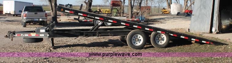 image for item E2879 2009 PJ T8222 tilt deck tandem axle trailer