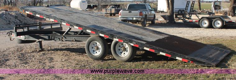 image for item E2879 2009 PJ T8222 tilt deck tandem axle trailer