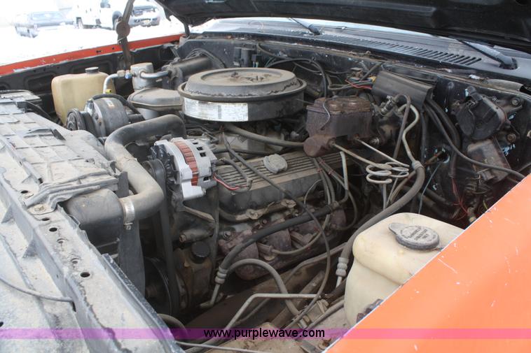 image for item F2981 1988 Chevrolet Custom Deluxe 30 utility truck