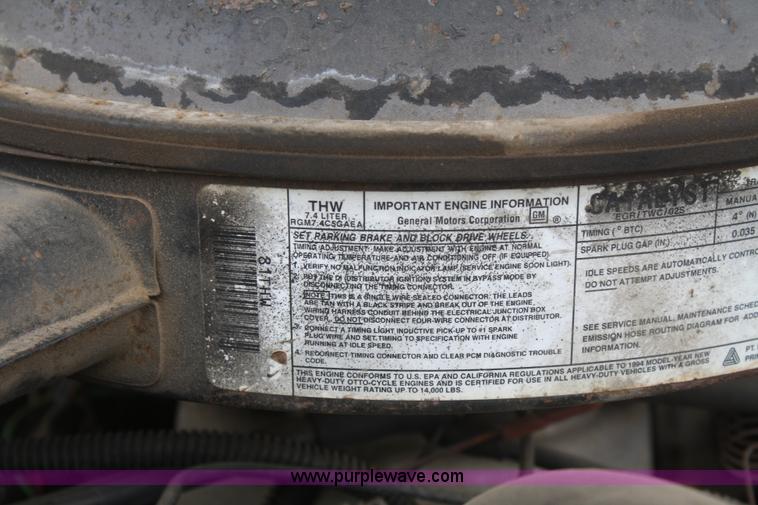 image for item F2981 1988 Chevrolet Custom Deluxe 30 utility truck