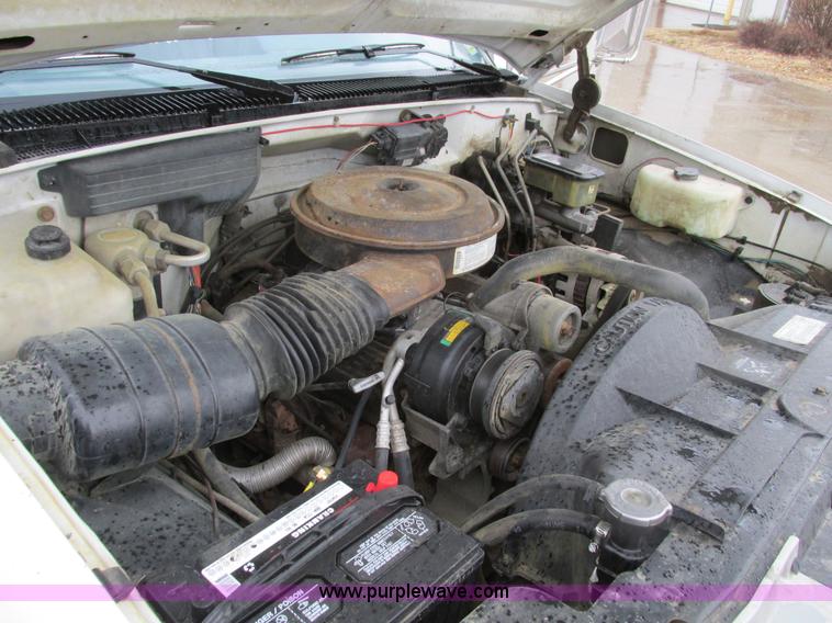 image for item F4399 1990 Chevrolet 3500 flatbed pickup truck