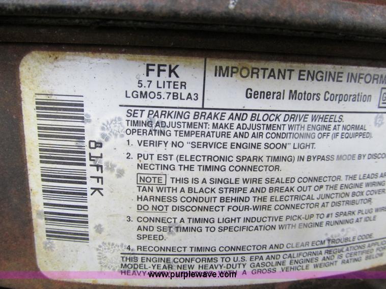 image for item F4399 1990 Chevrolet 3500 flatbed pickup truck