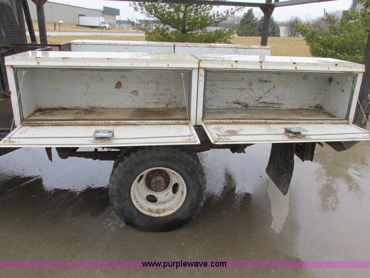image for item F4399 1990 Chevrolet 3500 flatbed pickup truck