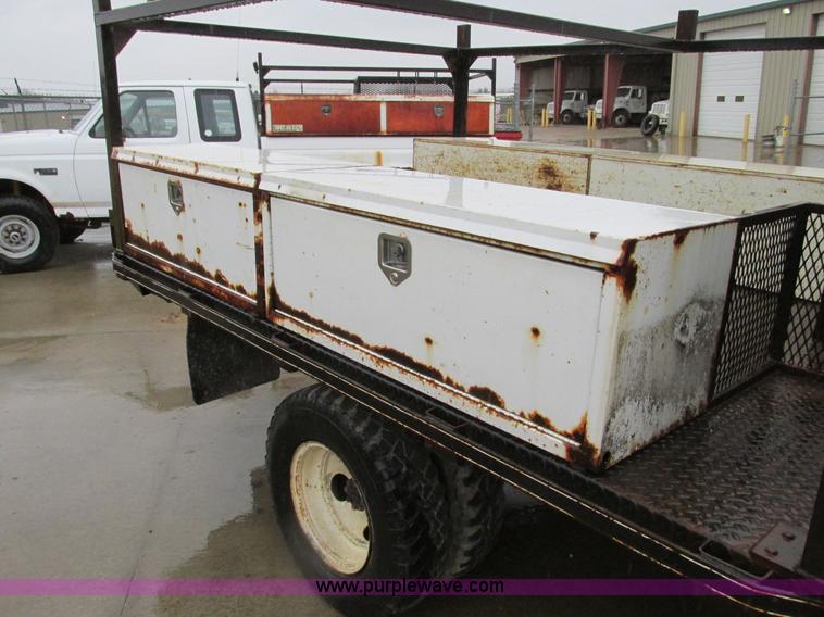 image for item F4399 1990 Chevrolet 3500 flatbed pickup truck