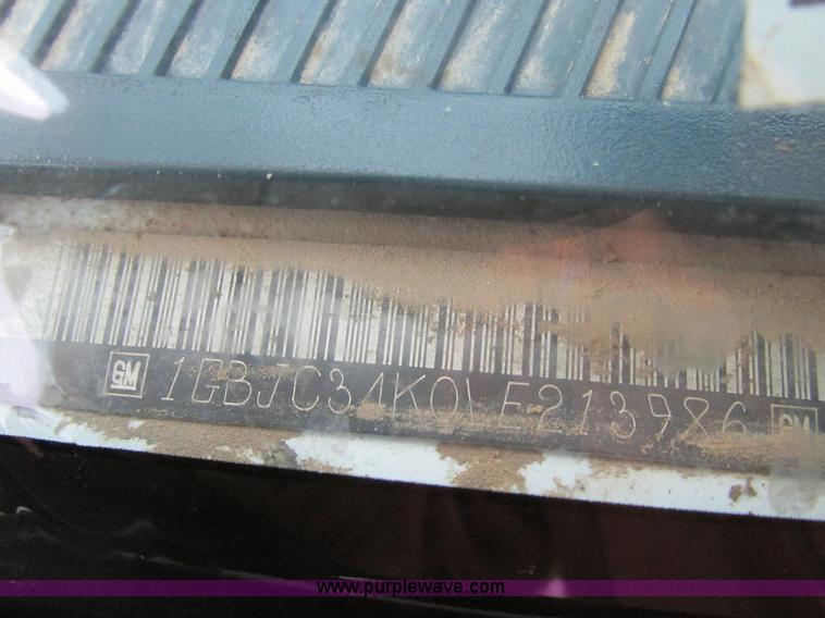 image for item F4399 1990 Chevrolet 3500 flatbed pickup truck