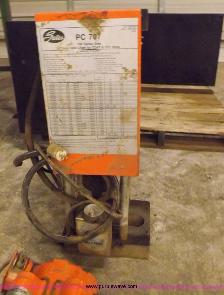 image for item F6433 Gates hydraulic hose crimp machine