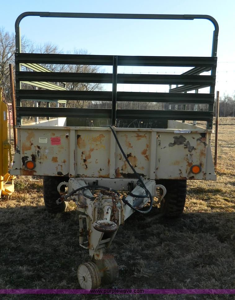 image for item S9247 U.S. military pintle hitch trailer