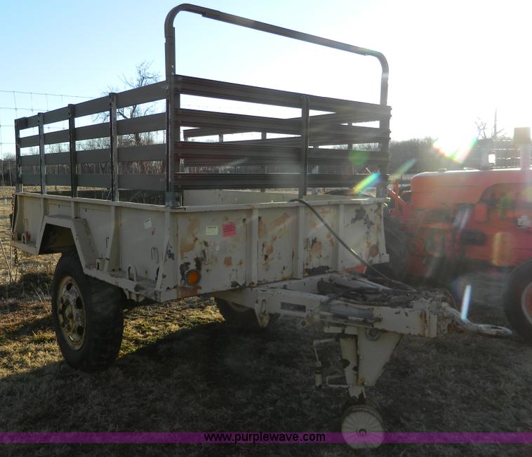 image for item S9247 U.S. military pintle hitch trailer