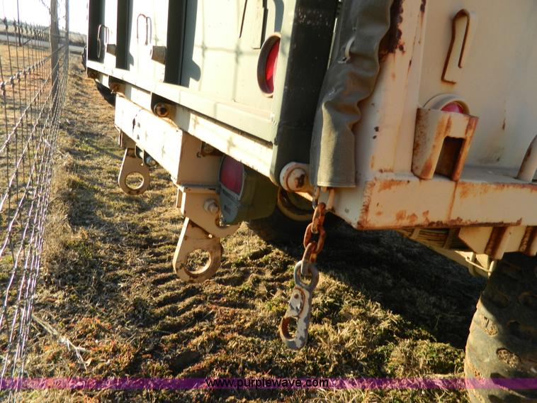 image for item S9247 U.S. military pintle hitch trailer