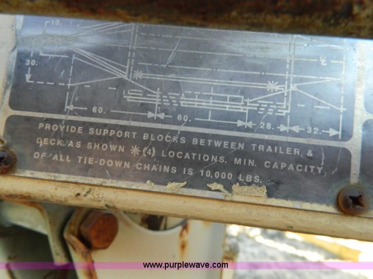 image for item S9247 U.S. military pintle hitch trailer