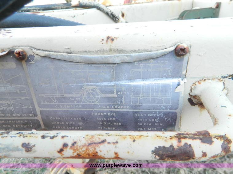 image for item S9247 U.S. military pintle hitch trailer