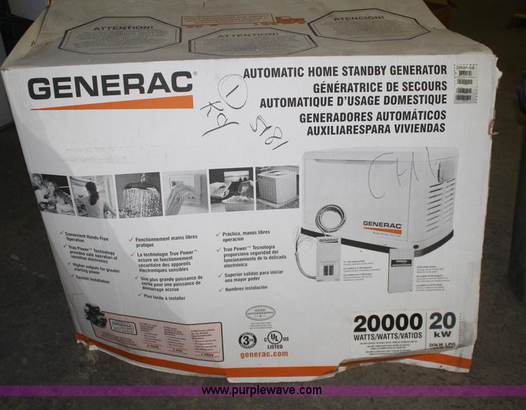 image for item S9911 Generac Guardian Series 20 kW generator