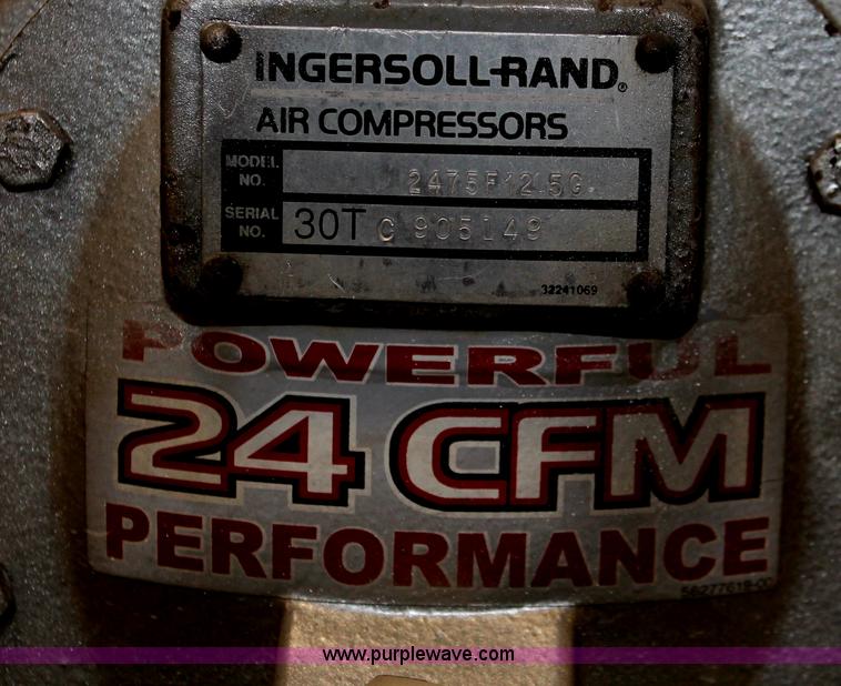 image for item V9034 Ingersoll Rand T30 air compressor